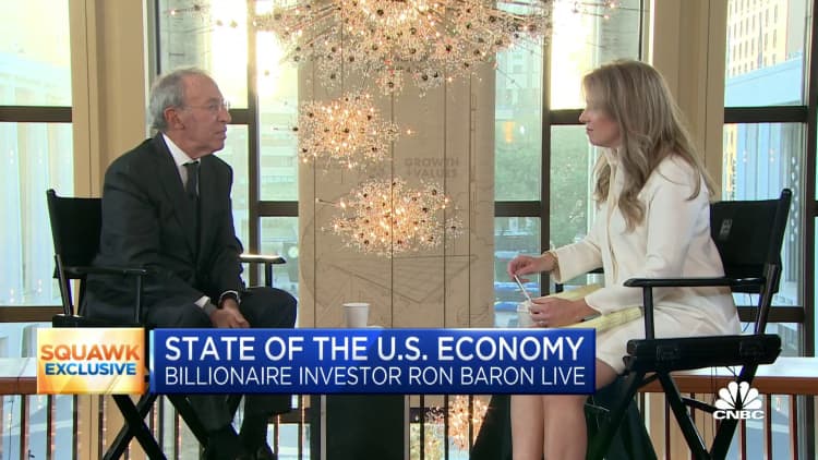 Billionaire investor Ron Baron: We are very optimistic about economic growth long-term
