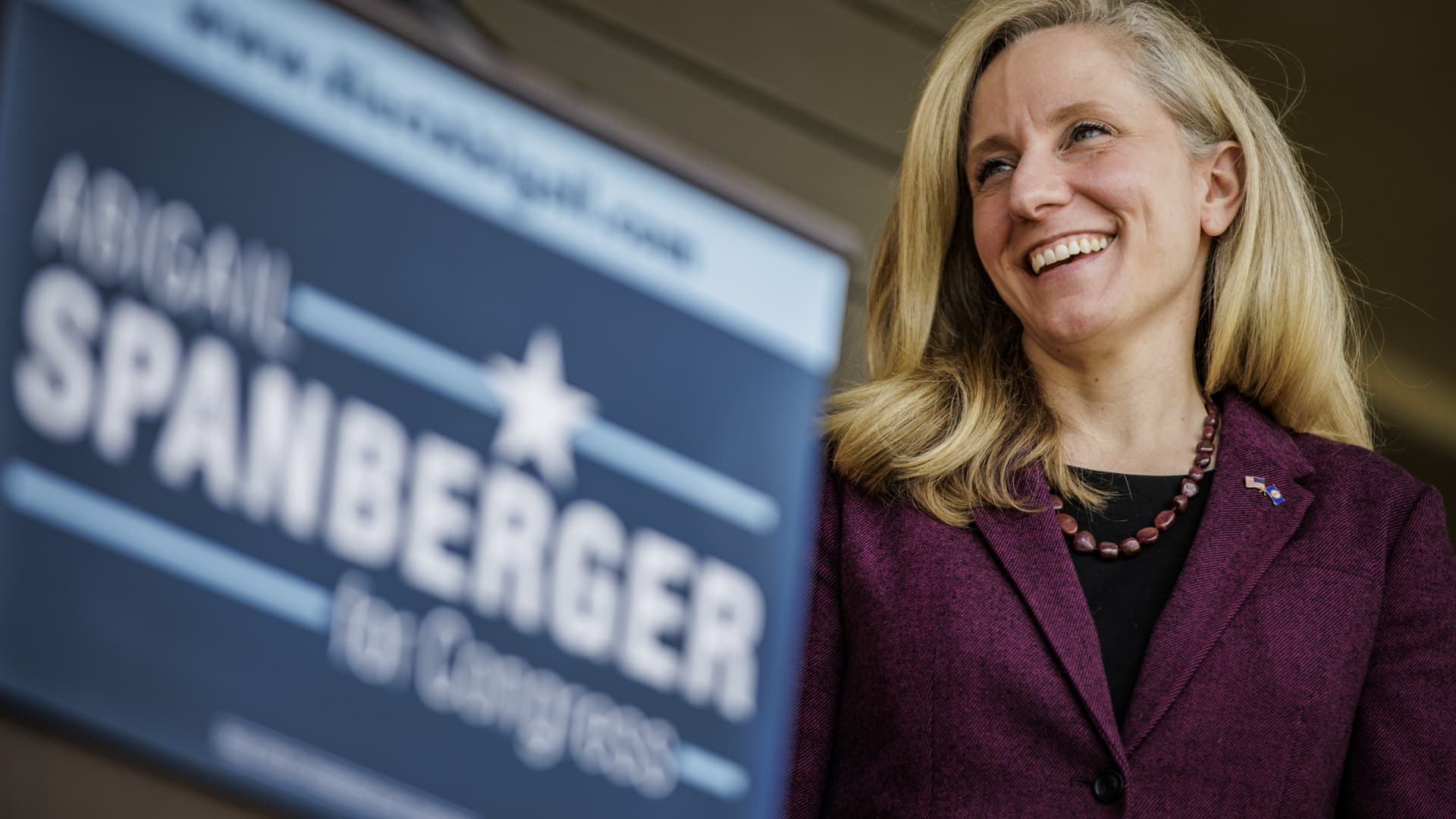 Democrat Abigail Spanberger wins reelection in bellwether Virginia district, NBC..