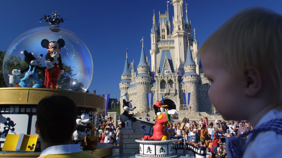 Disney World's Magic Kingdom in Orlando, Florida.