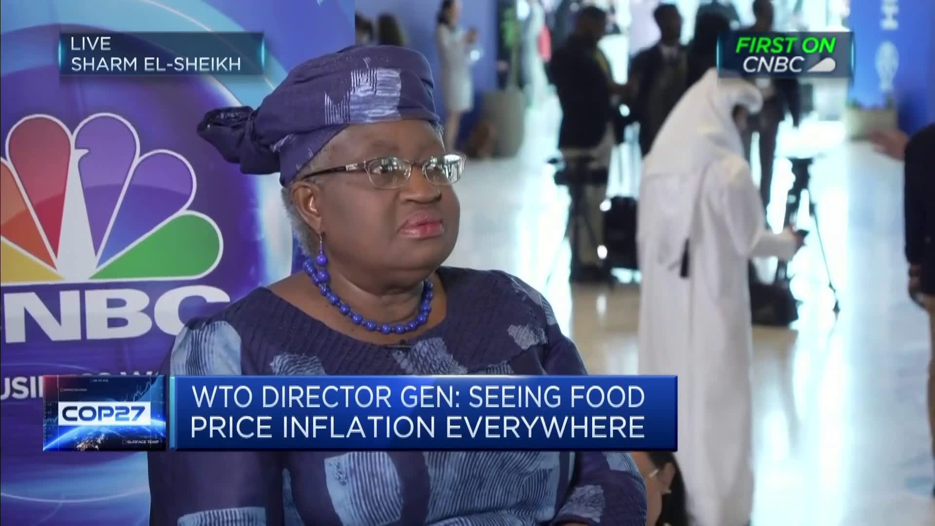 WTO chief: I'm extremely worried about the issue of food prices