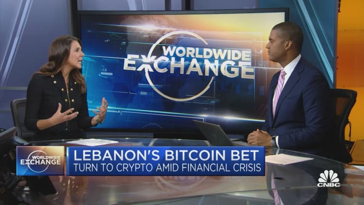 In bankrupt Lebanon, locals mine bitcoin and purchase groceries with tether