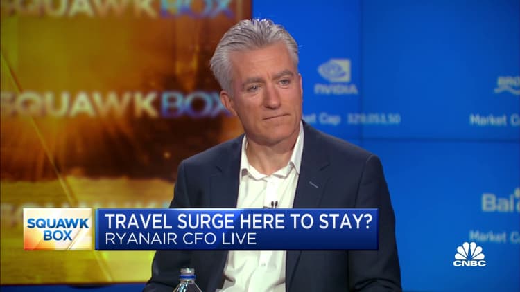 Ryanair CFO Neil Sorahan: We continue to see huge demand for travel