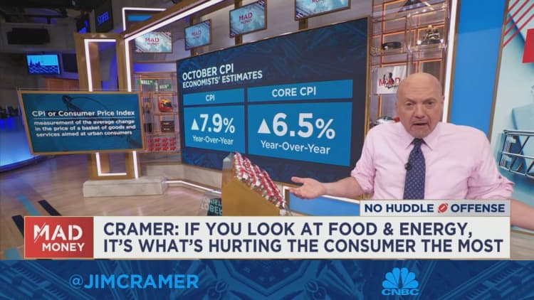 Jim Cramer says to 'hope for the best, prepare for the worst' ahead of October CPI report