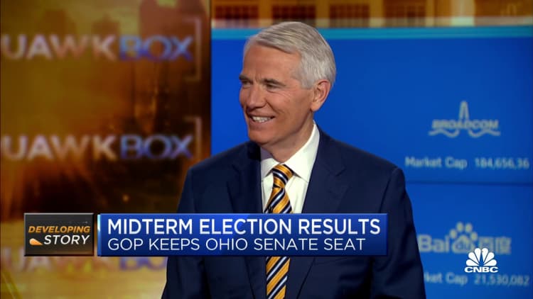 Republicans did not perform well among independent voters, says Sen. Rob Portman