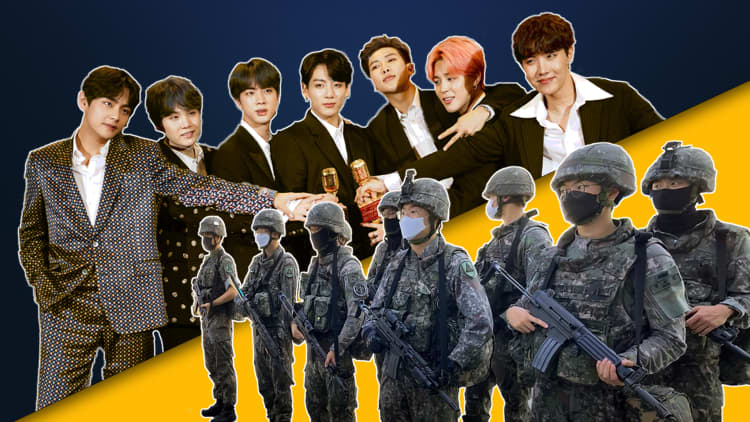 BTS members are joining the military — Here's how much it will cost South Korea's economy