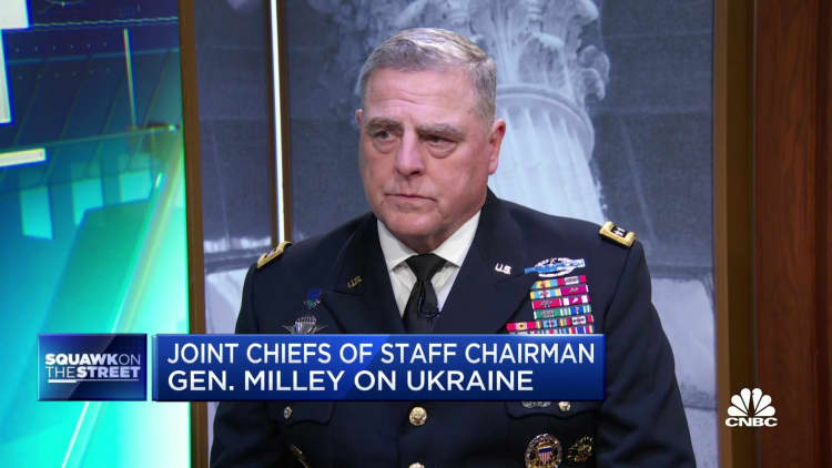 Gen. Mark Milley: U.S. will continue to supply Ukraine with the equipment to defeat Russia