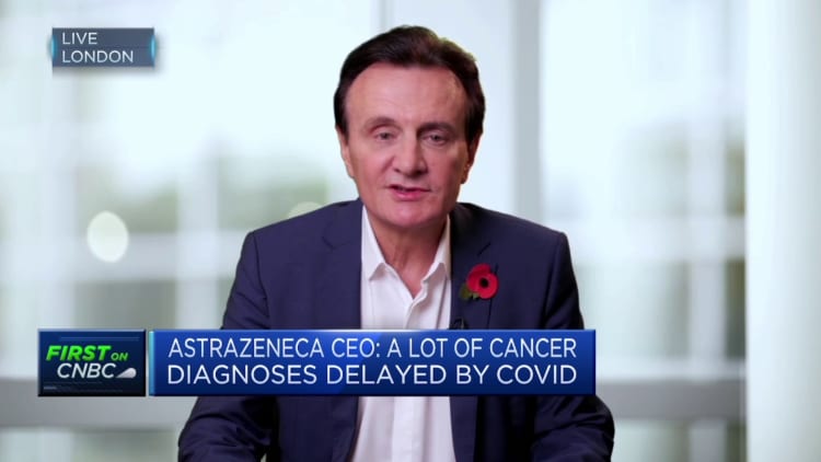 AstraZeneca's chief executive says the new UK government must think long-term and fund the NHS and research