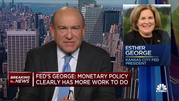 Monetary policy must continue to tighten, says Esther George, KC Fed president