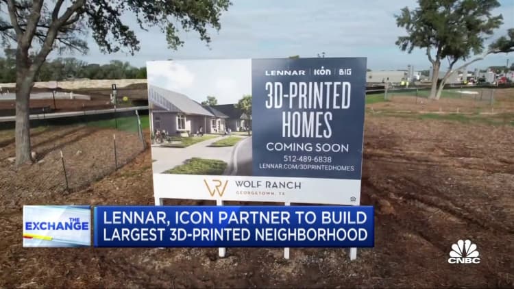 Lennar, Icon can complete one 3D-printed house every two weeks