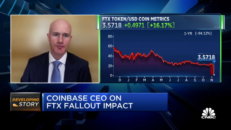 Not all companies in cyrpto are set up like FTX was, says Coinbase CEO