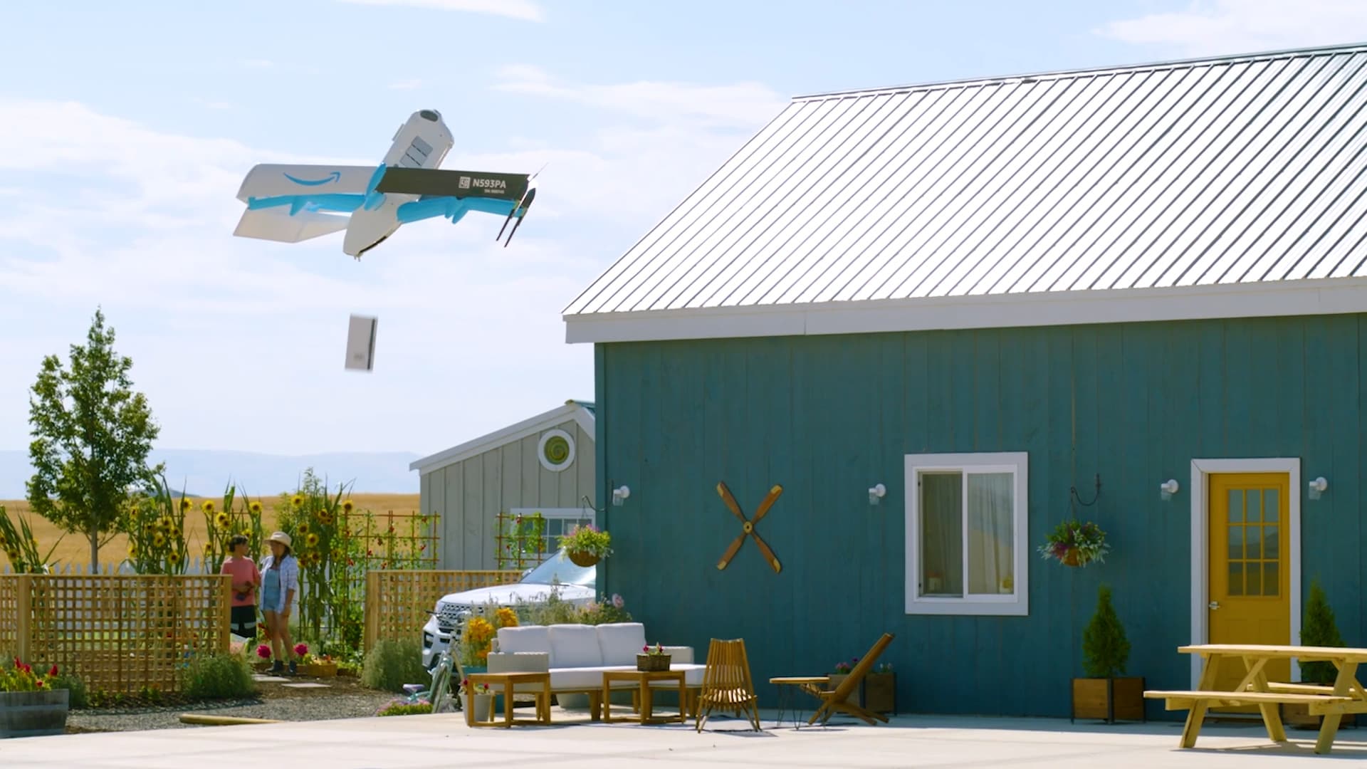 A first look at Amazon's new delivery drone, slated to start deliveries this year