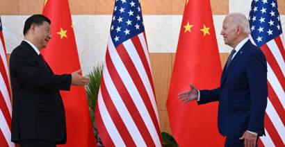 Biden objects to China's 'aggressive' approach to Taiwan in three-hour meeting with Xi