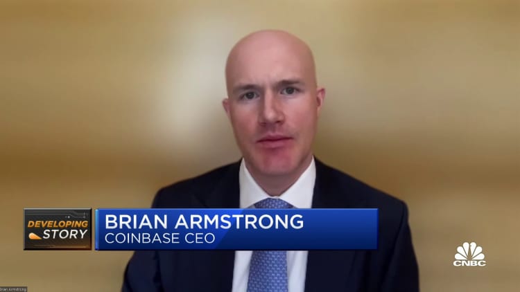 Watch CNBC's afloat  interrogation  with Coinbase CEO Brian Armstrong connected  the FTX fallout