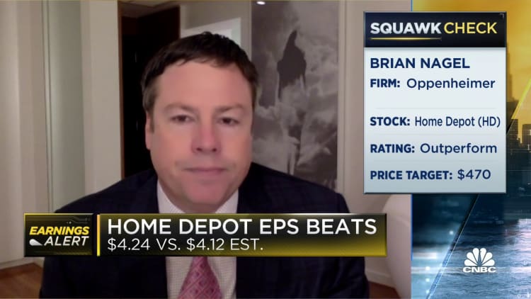 Home Depot reports better-than-expected Q3 earnings