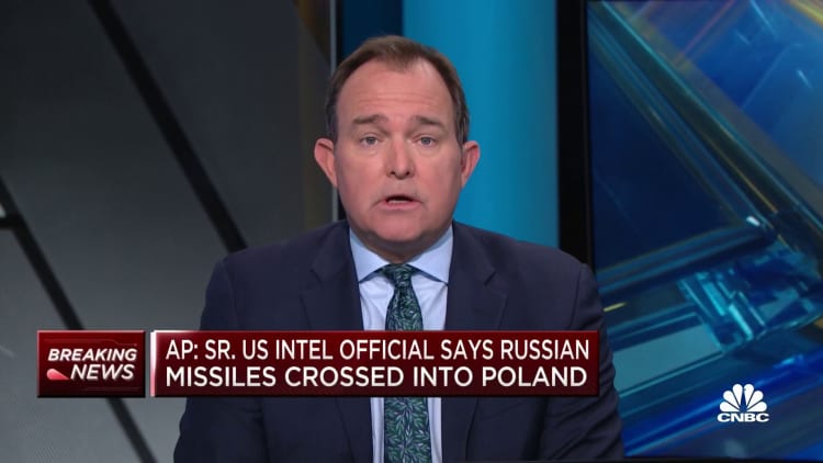 AP: US intel official says Russian missiles crossed into Poland