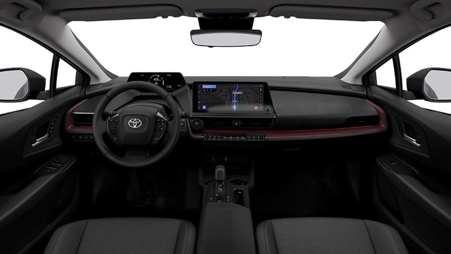 Interior of the 2023 Toyota Prius