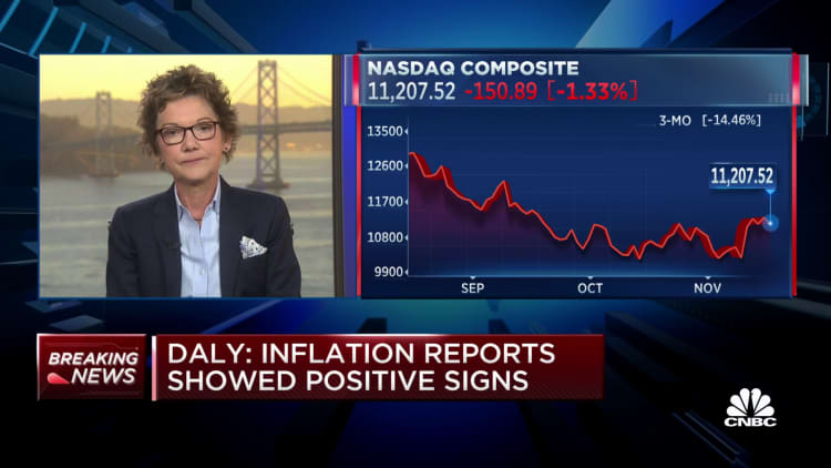 A intermission  is disconnected  the table, says San Francisco Fed President Mary Daly