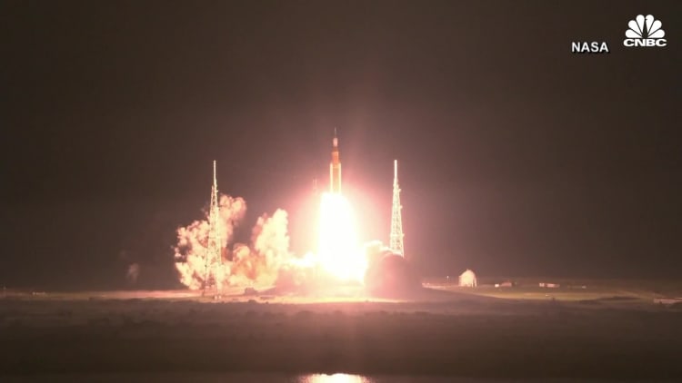 NASA's Artemis mission launches successfully, begins long-awaited journey to the moon