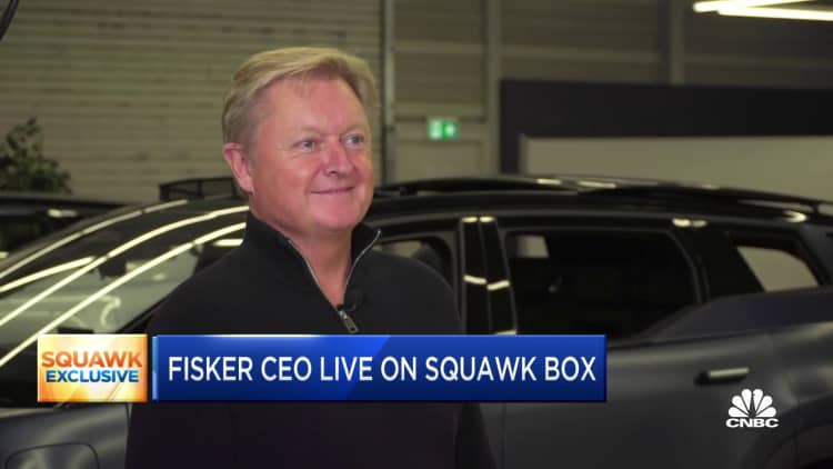 Henrik Fisker, CEO of Fisker, discusses the production debut of the Ocean electric SUV