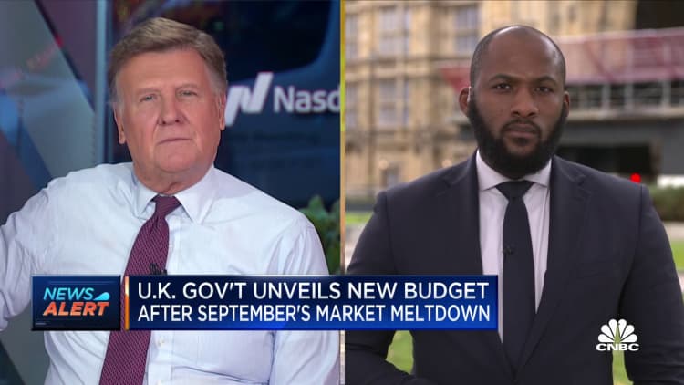 UK government presents new budget after September market meltdown