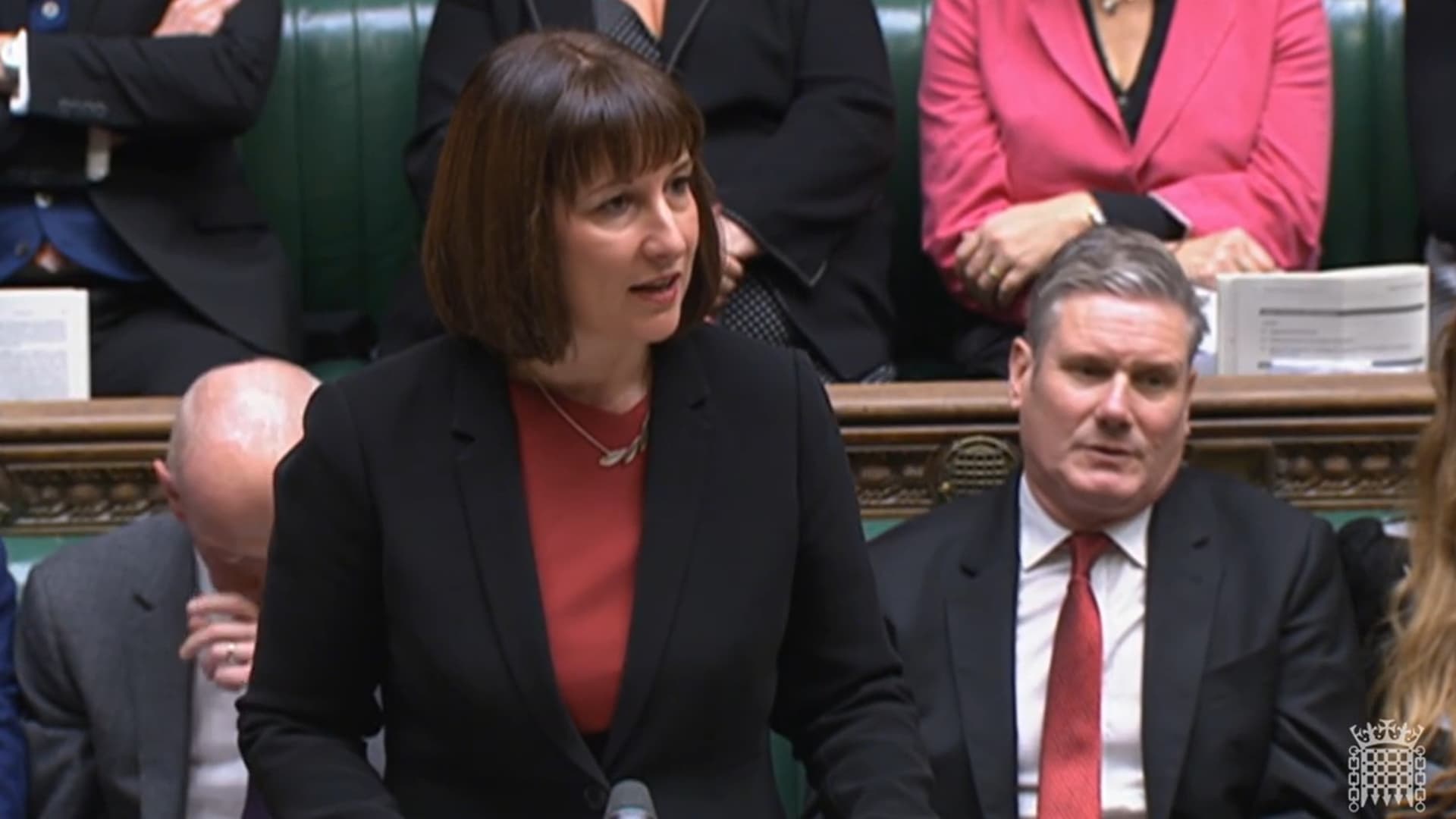 LONDON - Shadow chancellor Rachel Reeves responds after Chancellor of the Exchequer Jeremy Hunt delivered his autumn statement to MPs in the House of Commons.