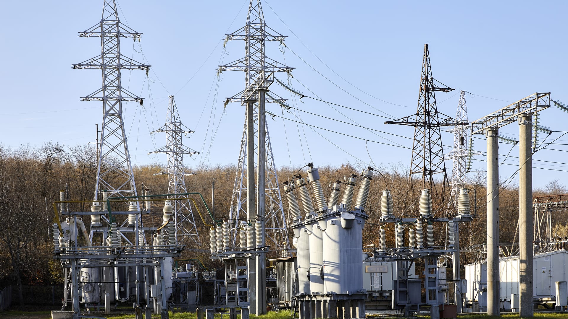 A power station on the outskirts of Chisinau, Moldova, on Oct. 31, 2022.