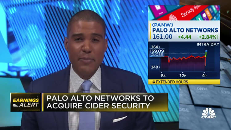 Palo Alto beats fourth quarter earnings estimates, will acquire Cider Security