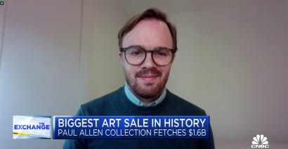 There's a real disconnect between big art sales and normal art sold, says BofA's Watson