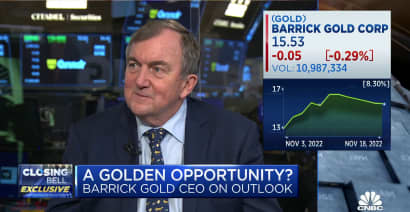 Throughout time, gold has been a safe store of wealth, says Barrick Gold President and CEO Mark Bristow
