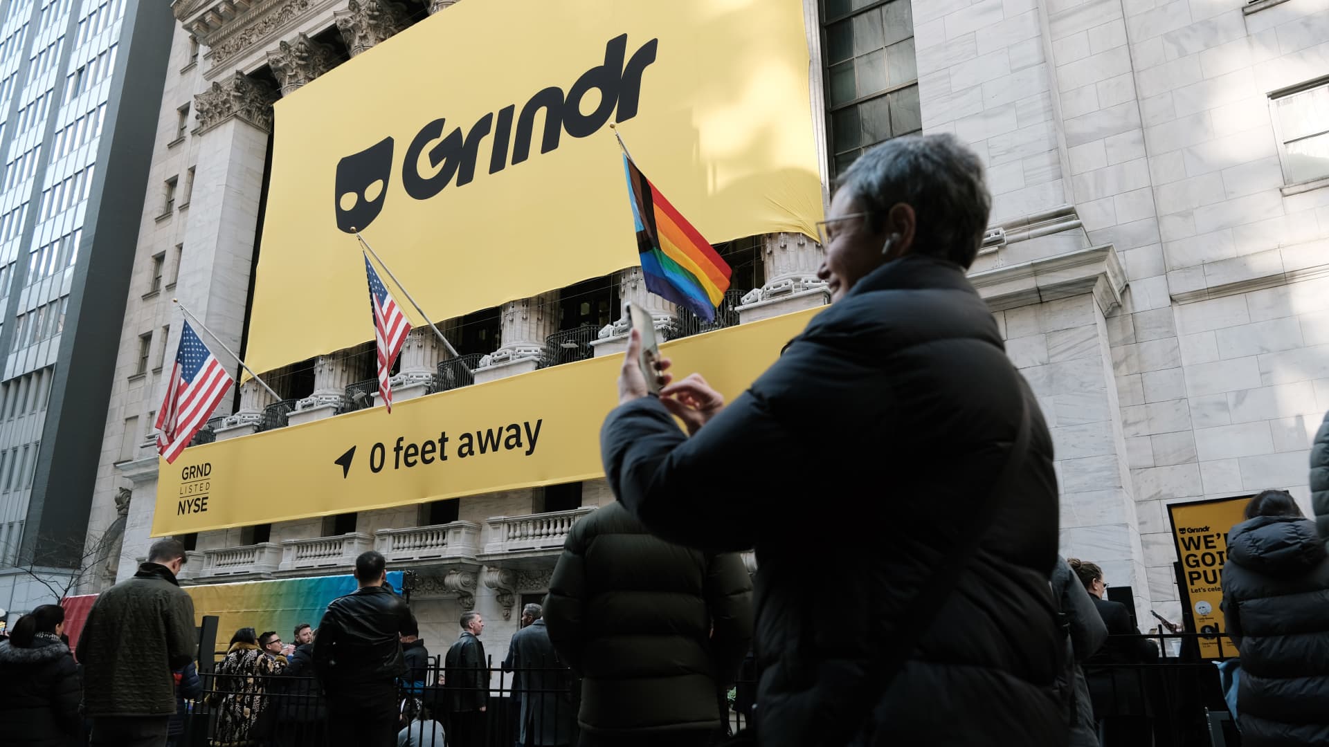 Grindr shares soar as LGBTQ dating app debuts after SPAC merger