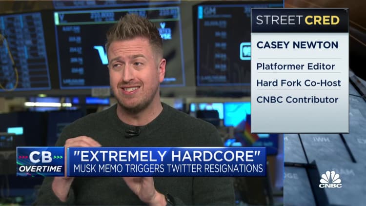 Musk believes after Twitter purge he's dealing with loyalists, says Platformer’s Casey Newton