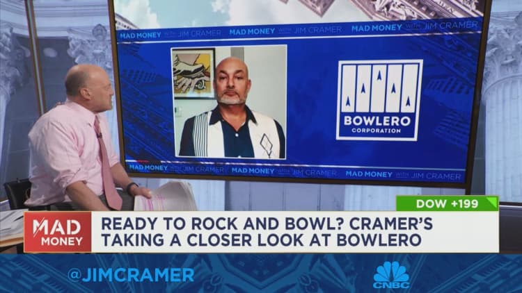 Bowlero CEO says people are bowling 'like crazy,' seeing 3 - 4 hour wait times on Saturday nights