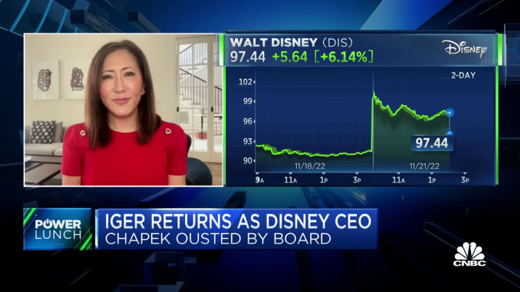 Eroding board confidence in Chapek led to Iger's return, says The Ankler's Janice Min