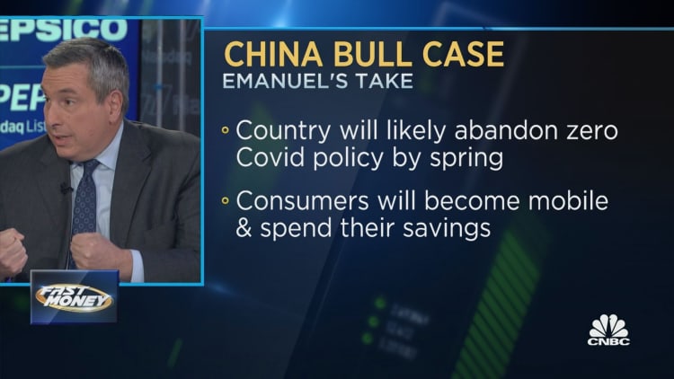 China Covid setback sets stage for dramatic market upside, says Evercore's Julian Emanuel