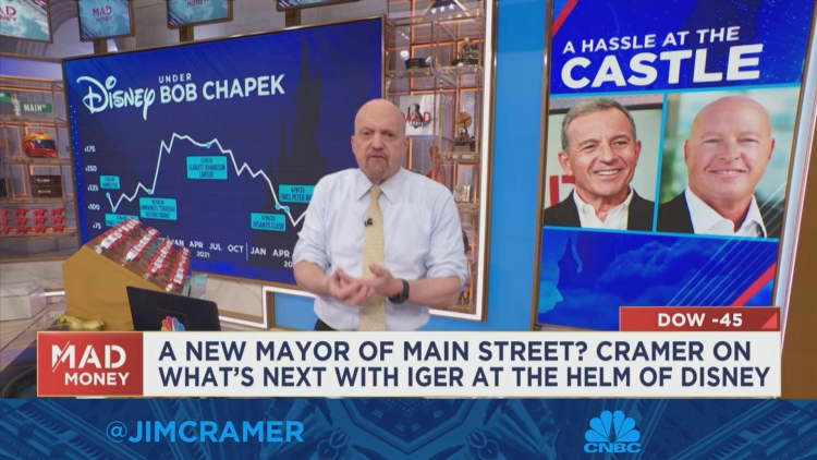 Jim Cramer explains what he believes were Bob Chapek's missteps at Disney