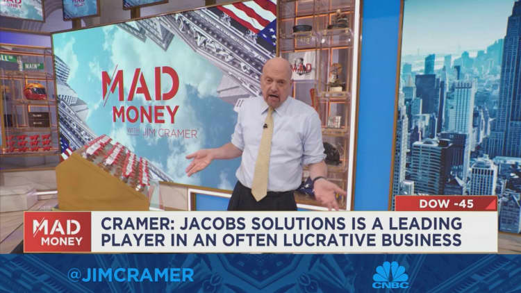 Cramer explains how Jacobs Solutions could win big from the bipartisan infrastructure bill