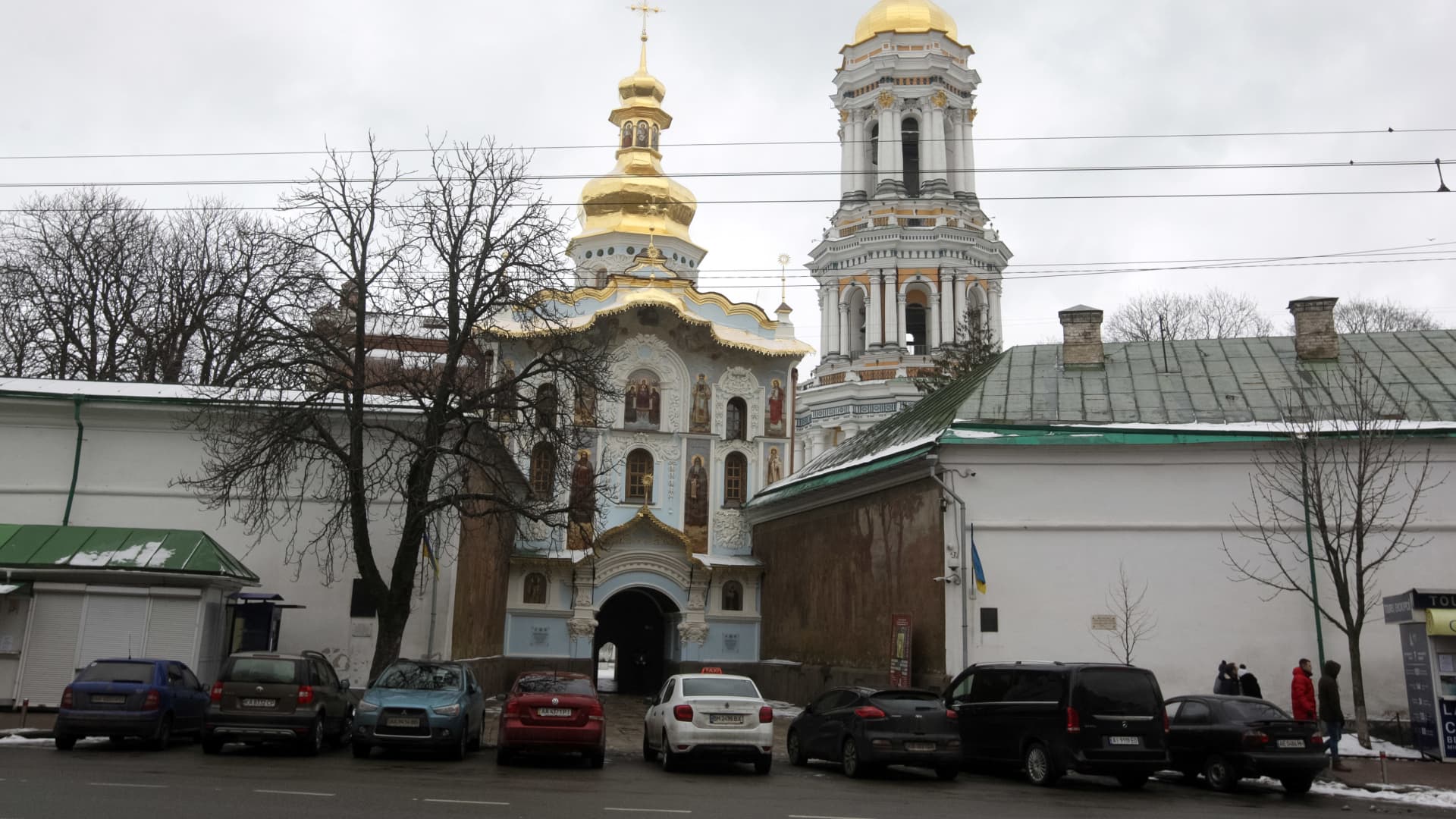 A view of Kyiv-Pechersk Lavra complex in the capital Kyiv,