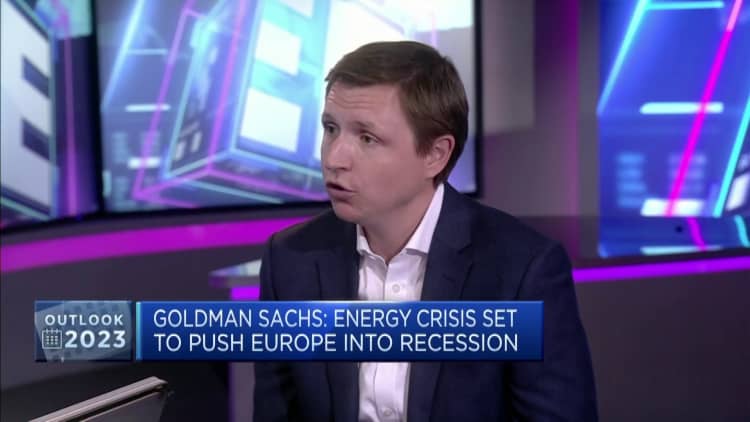 Goldman Sachs: Energy crisis will push eurozone into 'shallow' recession
