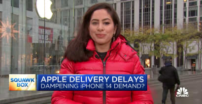 Apple faces long delivery delays for iPhone 14 ahead of holidays