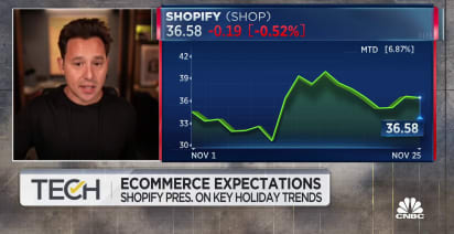 Watch CNBC's full interview with Shopify President Harley Finkelstein