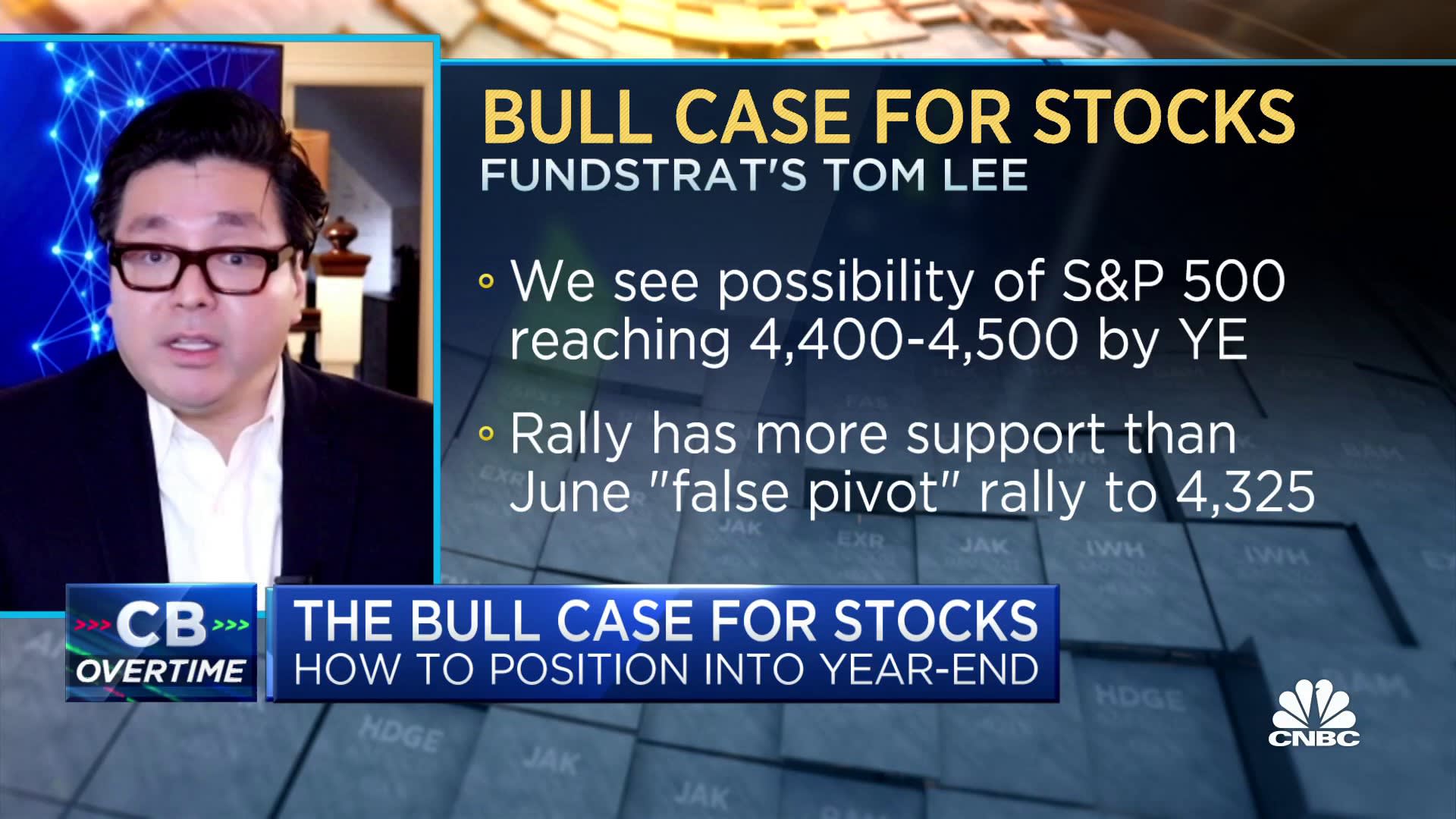 Watch CNBC's full interview with Fundstrat's Tom Lee