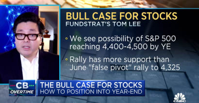 Watch CNBC’s full interview with Fundstrat's Tom Lee