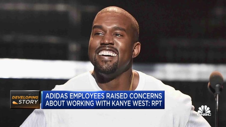 Adidas employees express concerns about working with Kanye West: WSJ