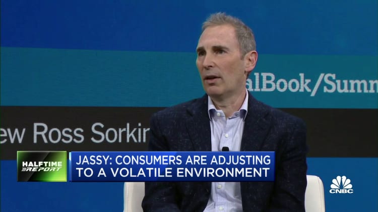 Amazon CEO Andy Jassy connected  shifting user  spending habits