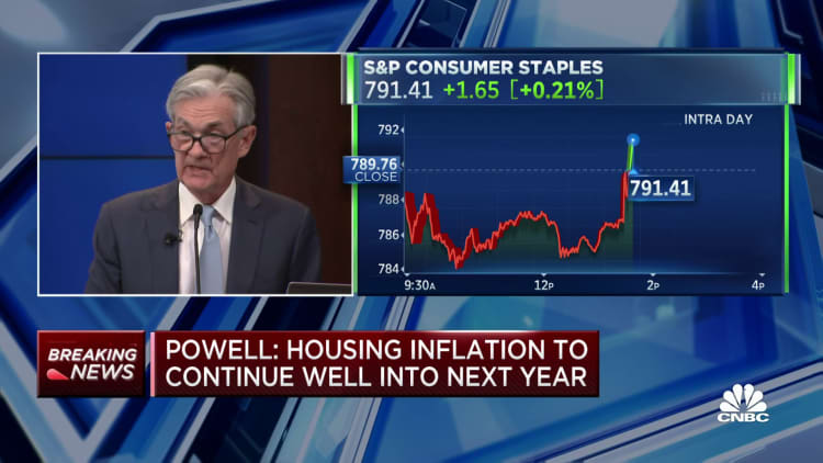 Fed Chairman Jerome Powell on inflation