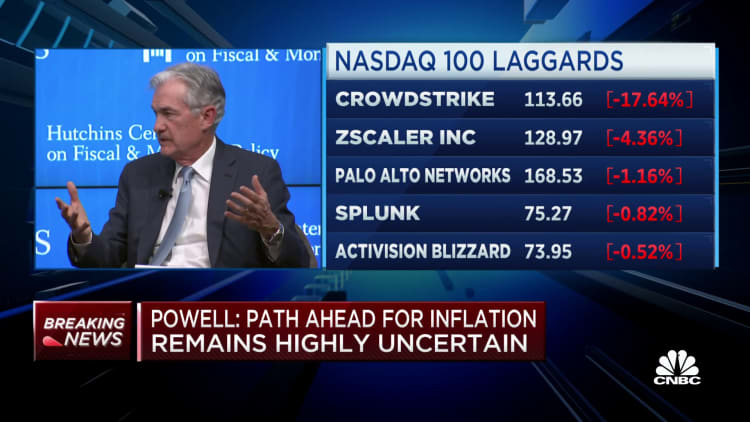 I do continue to believe there's a path to a soft landing, says Jerome Powell
