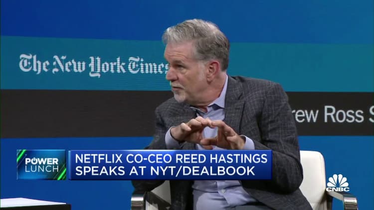 Netflix CEO Reed Hastings on promoting turnaround and Google, Fb