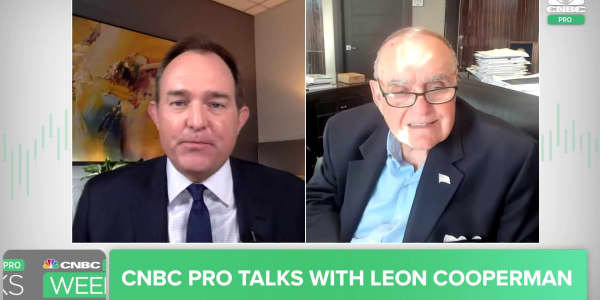 CNBC Pro Week: Leon Cooperman is overweight the energy sector and staying the course