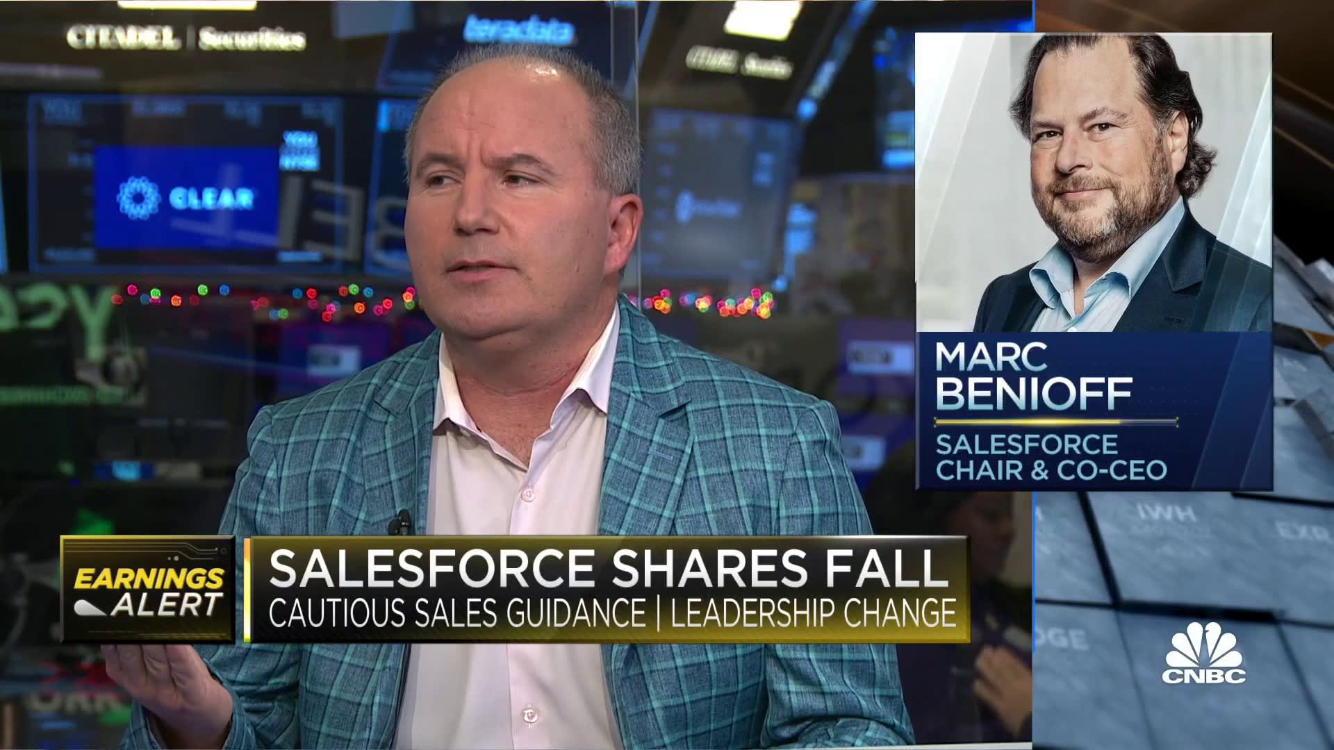 Salesforce stock drop a knee-jerk reaction on leadership change, says Wedbush's Dan Ives
