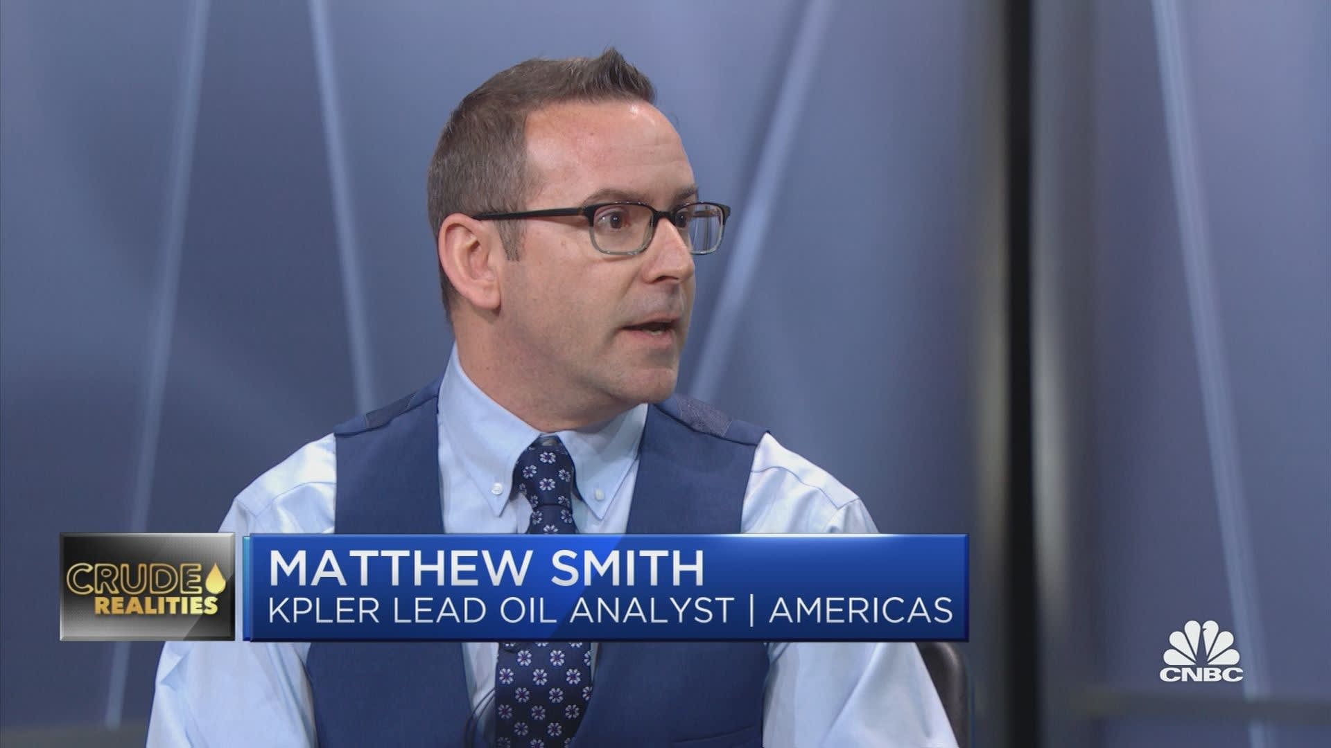 If prices remain closer to $80 a barrel, expect production cuts from OPEC, says Kpler's Matthew Smith